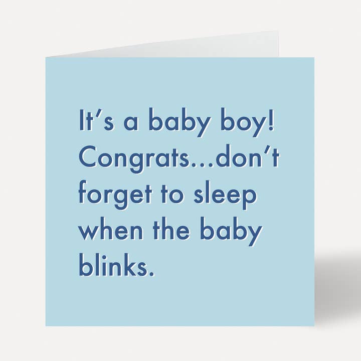 Divertida tarjeta de llegada para bebé, bebé recién nacido para venta al por mayor de FNIC designs