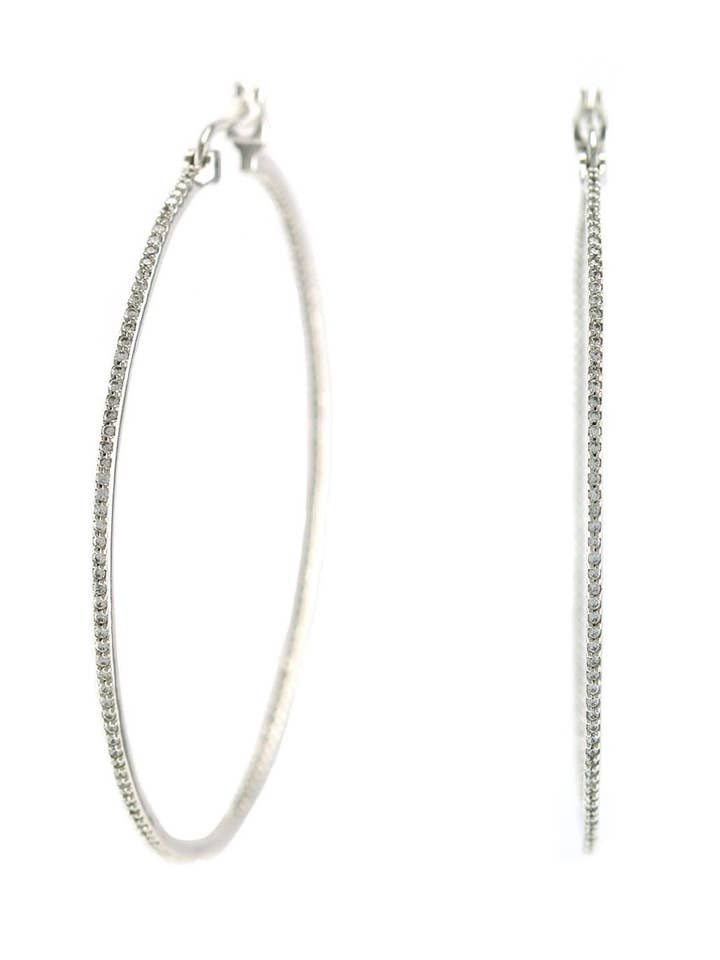 Crystal CZ Hoepeloorbellen voor wholesale door Jewel Cult