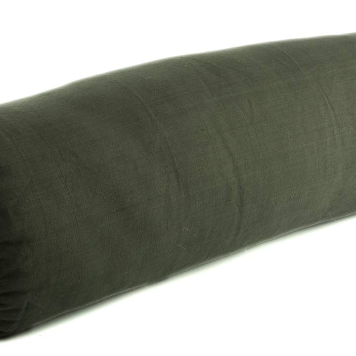 Nackenrolle//Nackenrolle - Moosgrün für den Großhandel von Accent Linen