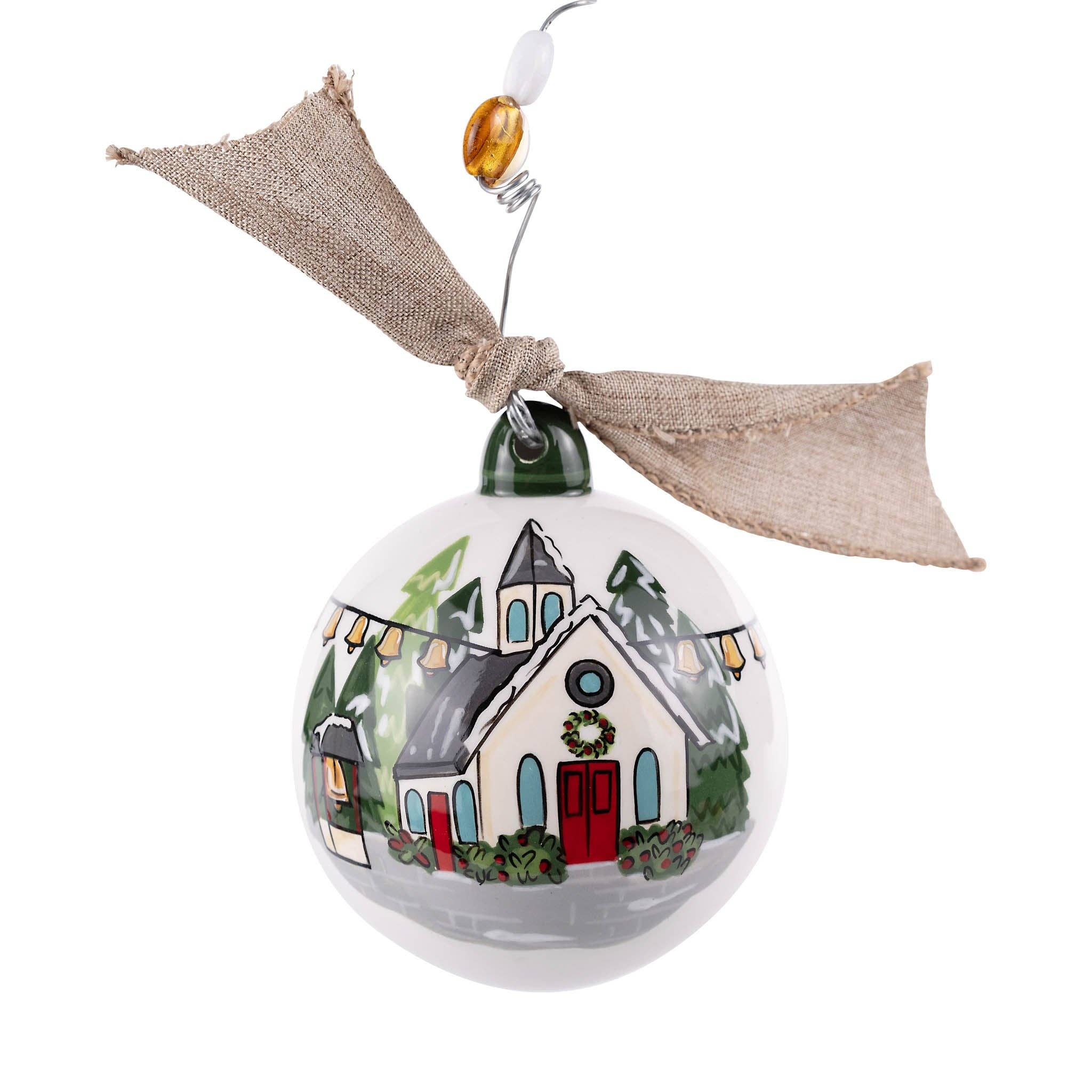 Glory Haus - Vente Objets de décoration - Ornement d'église "Heard the Bells"1