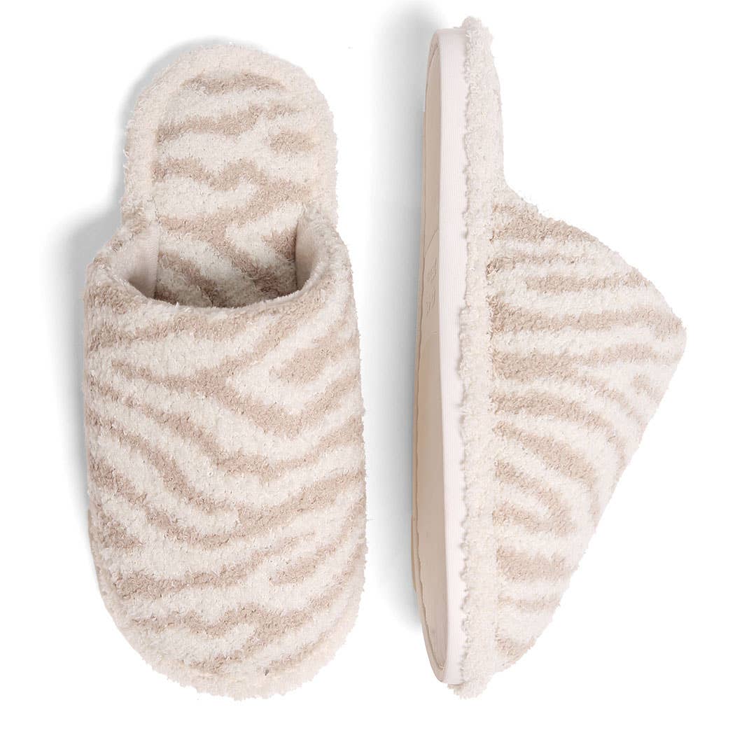 Fashion City - Wholesale Slippers - Women's - Winter Luxury Soft Zebra Pattern Slipper8