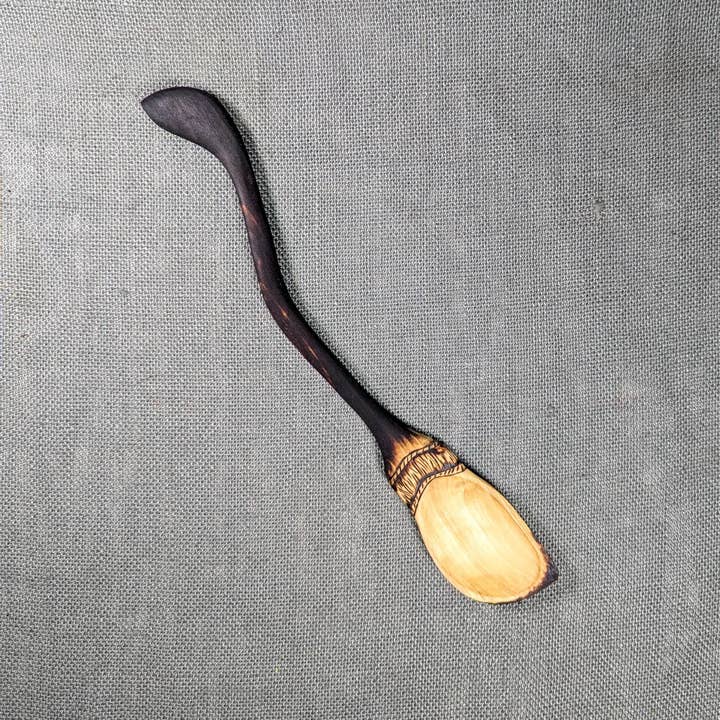 Chaos Woods - Wholesale Kitchen Spoon - Witch Broom Spoon - Hand carved Poplar wood for cooking5