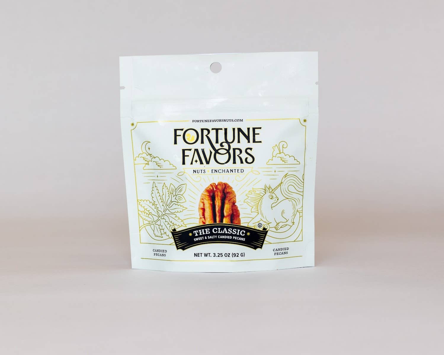 Fortune Favors - Wholesale Nuts - 3.25oz Fortune Favors The Classic Candied Pecans1