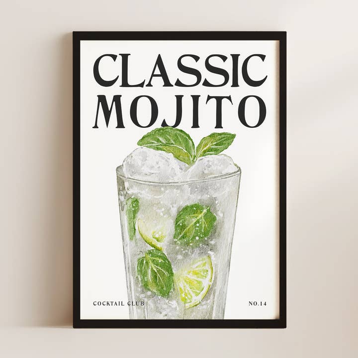 Stampa artistica da parete Mojito per la vendita all'ingrosso da parte di Alluvion
