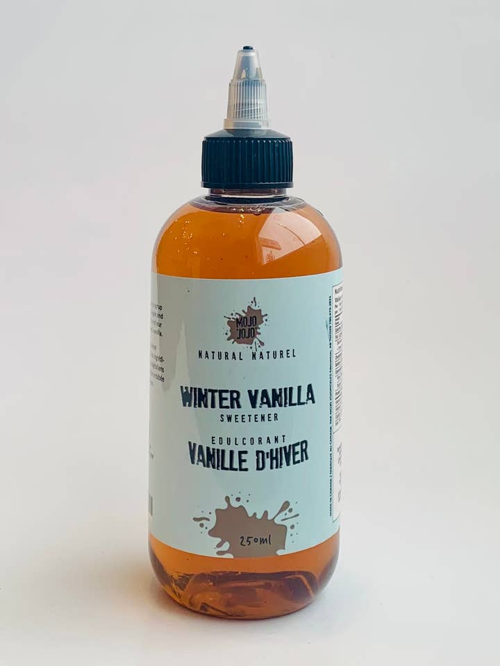 Winter Vanilla Beverage Sweetener - A Cozy Flavor Enhancer for wholesale by Mojo Jojo Pickles and Preserves
