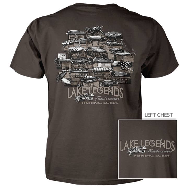 Lake Legends - 4,5 oz Baumwoll-T-Shirt für den Großhandel von Old Country Outfitters