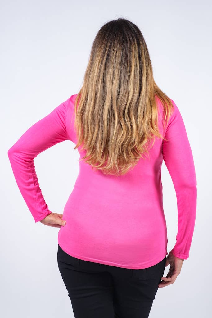 TINA Stephens Italy/Tees By Tina - Wholesale T-Shirt - Women's - Everly Viscose Sheen Top (BLS137)6