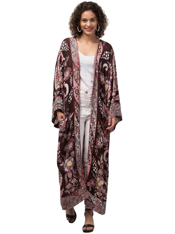 AYKA - Wholesale Kimono - Women's - Cedar Star Thick Stitch Kimono Jacket