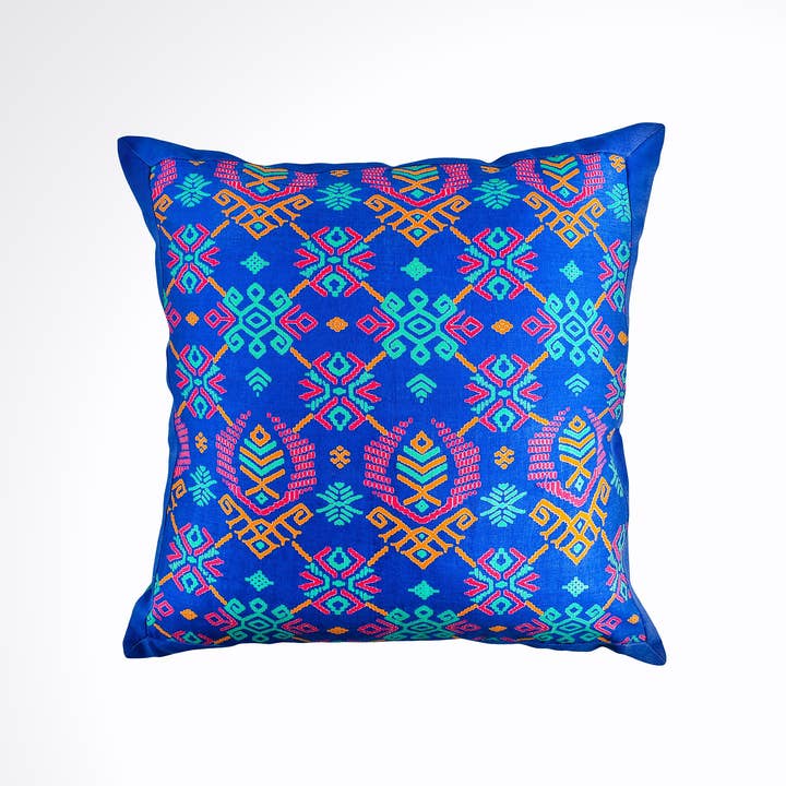 Ikat Pillow Cover, Cover Only with No Insert. for wholesale by Kasih Co-op