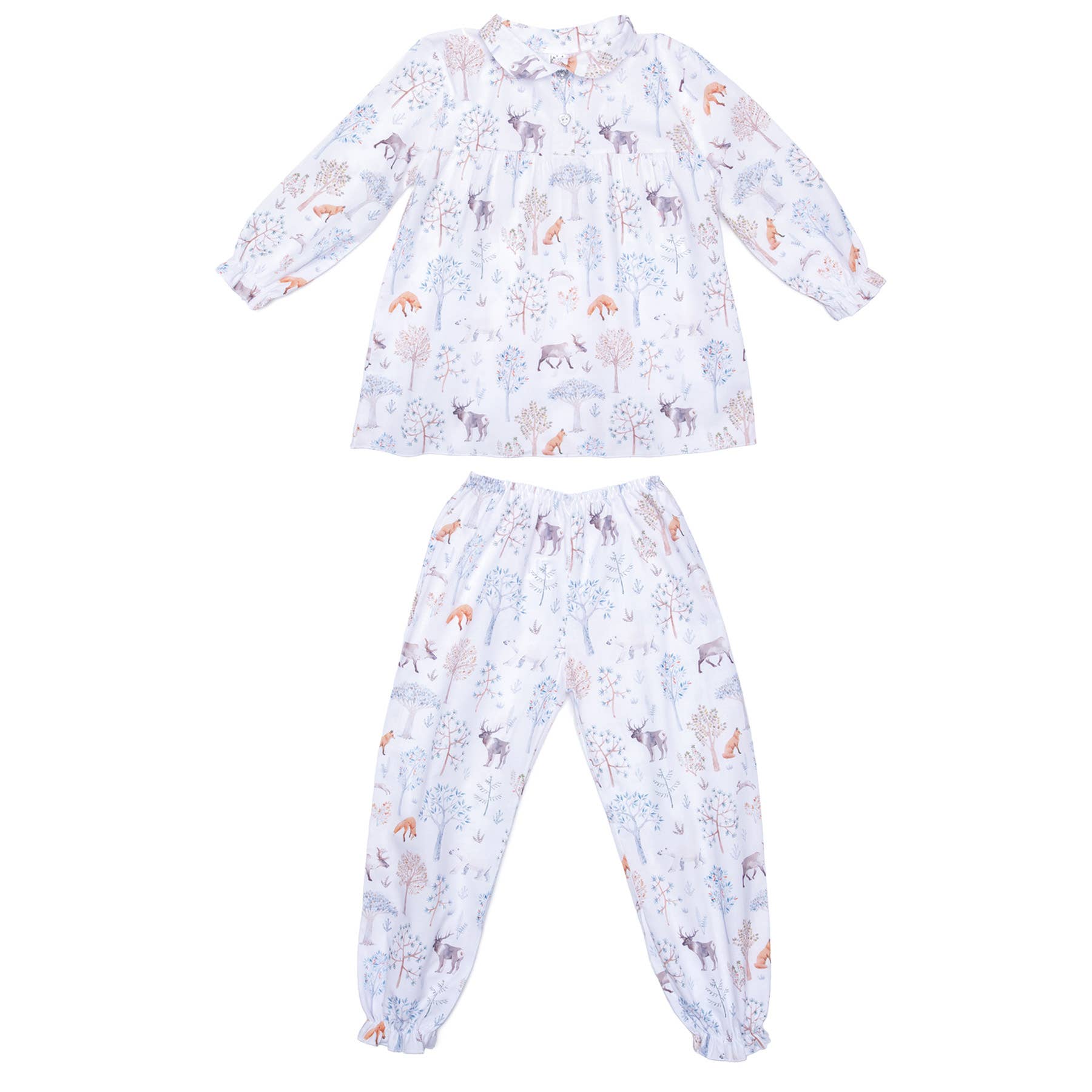 Fox In A Box - Wholesale Sleepwear Set - Kids - Woodland Snow Forest Pyjama Set3