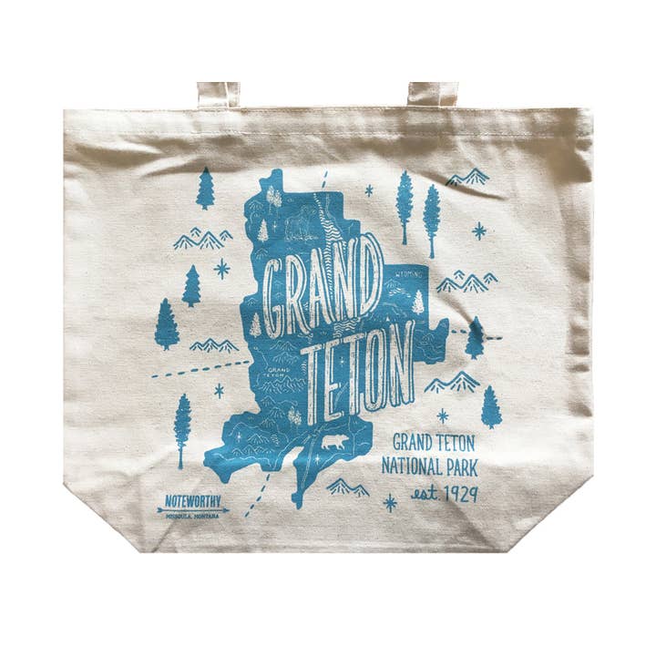 Tote Bag Parque Nacional Grand Teton por atacado de Noteworthy Paper & Press
