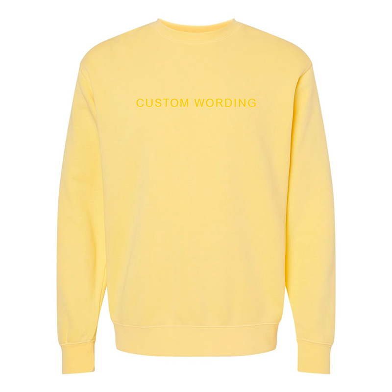 Jupmode - Wholesale Graphic Sweatshirt - Unisex - Custom Embroidered Tone on Tone Sweatshirt5