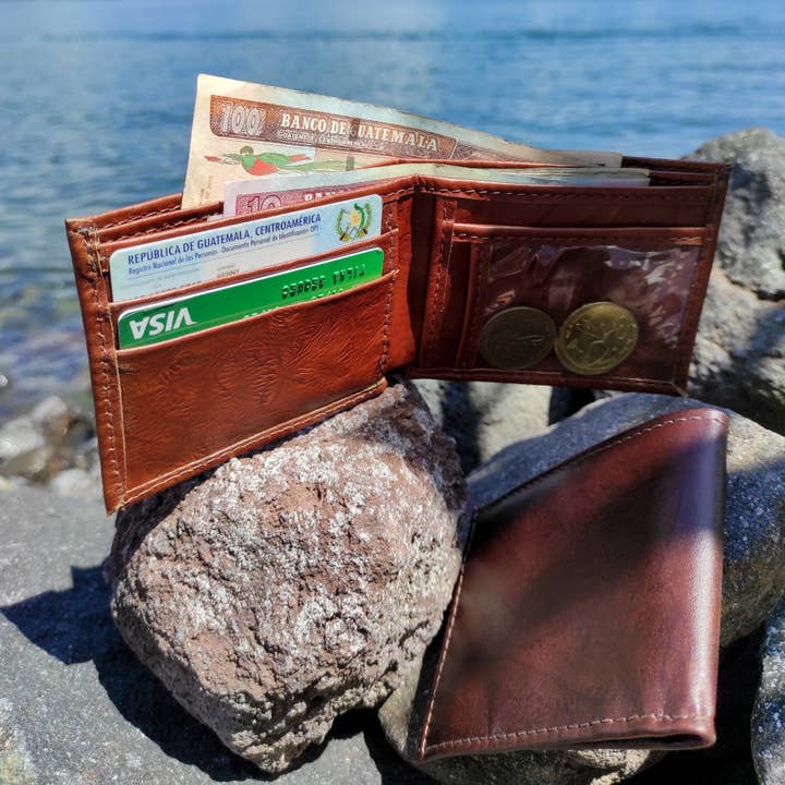 Atitlan Leather - Wholesale Wallet - Men's - Leather Bifold Wallet with ID Window