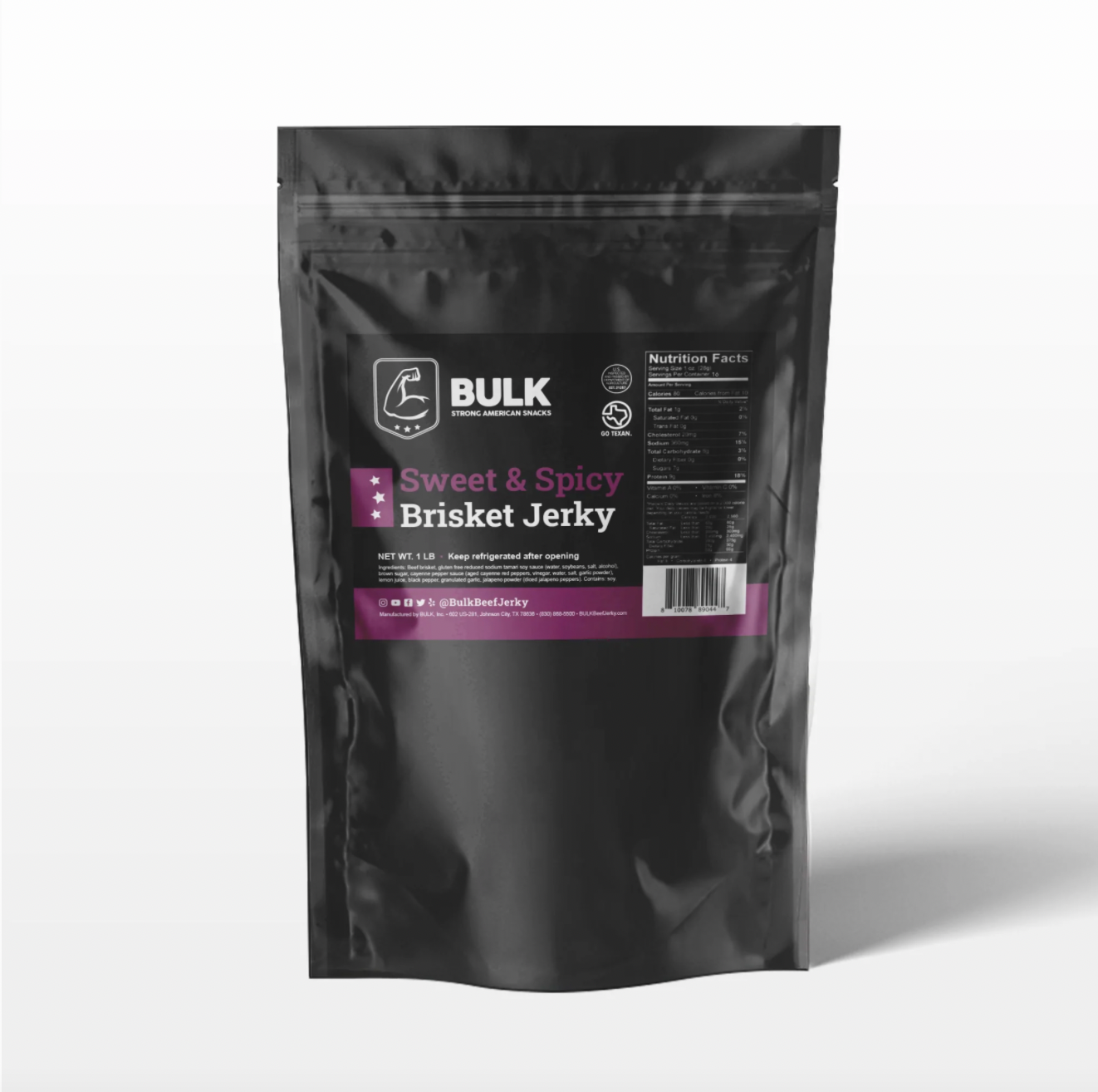 BULK Jerky - Wholesale Jerky - Brisket Beef Jerky - All Natural14