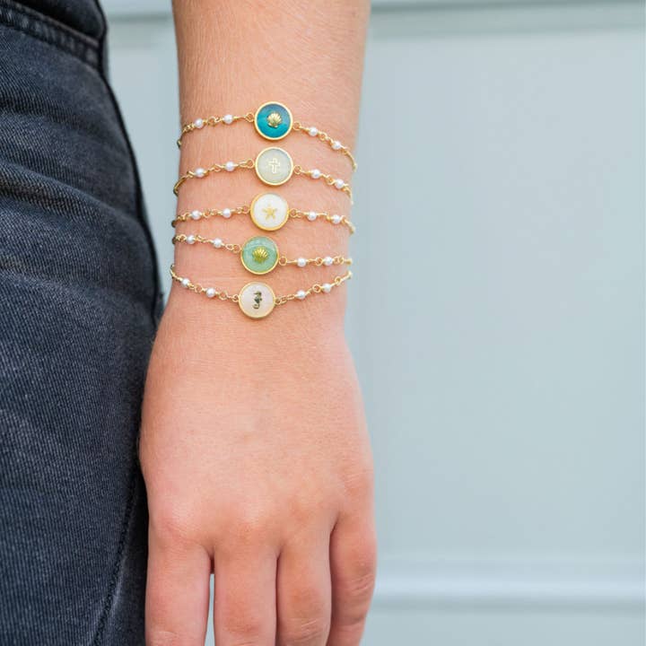 Bracelets Plethora Seascape pour la vente par Grit and Grace Studio