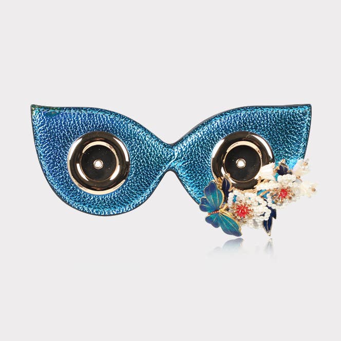 Bag Accessory- Detachable Mask- Enamel Flower & Butterfly for wholesale by WANACCESSORY