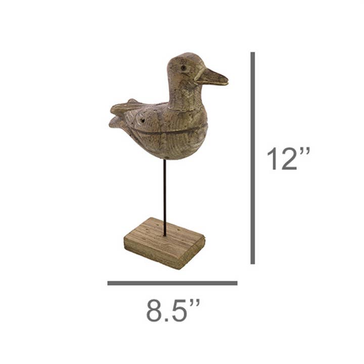 HomArt - Wholesale Decorative Figurine - Kelso Seagull, Wood
