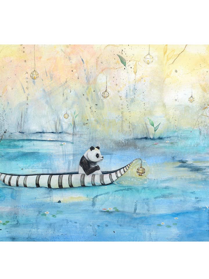 Impression Giclée Voyage Léger pour la vente par Katie Crawford Art