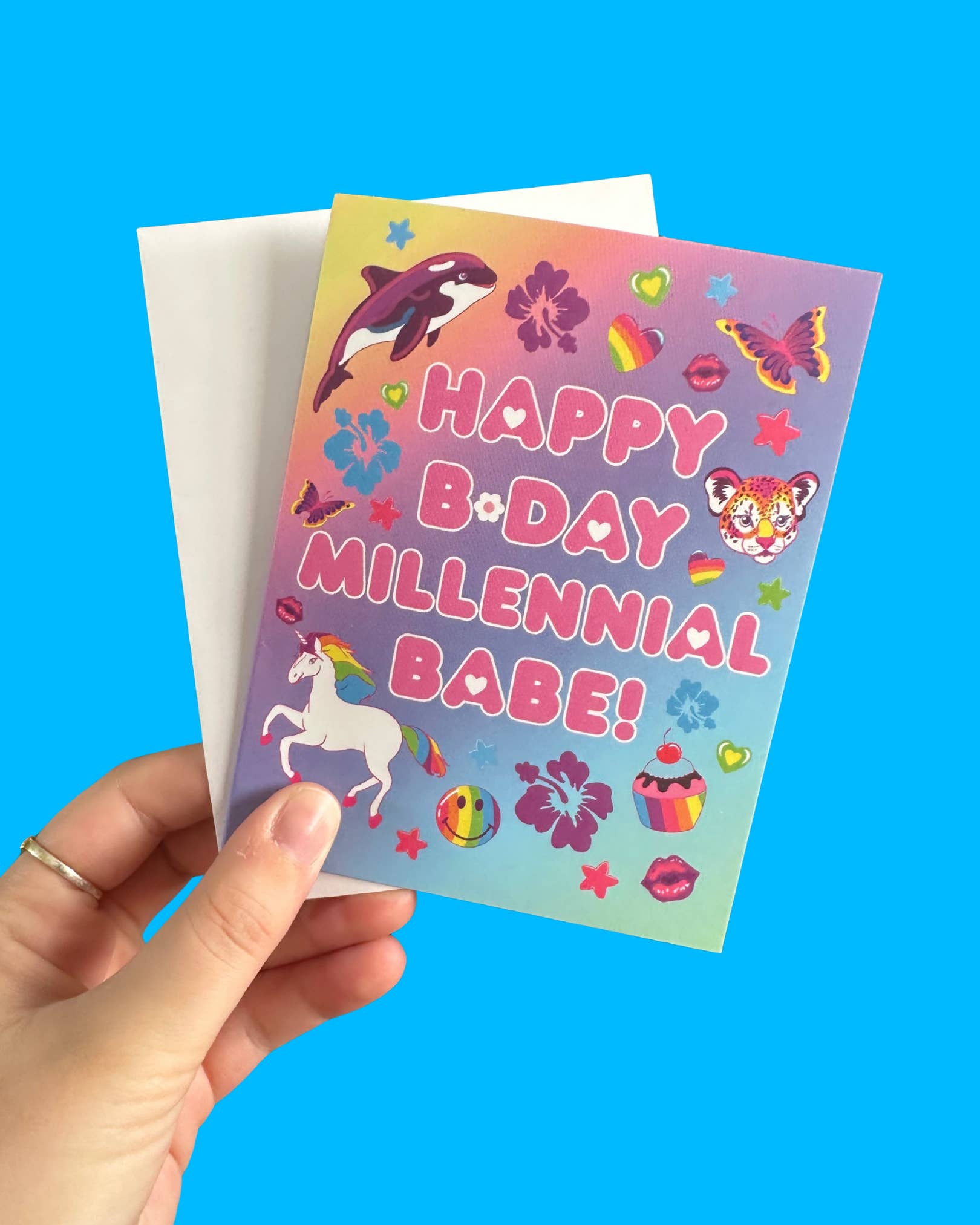 Outlet Orion - Wholesale Everyday Greeting Card - Y2K Nostalgic | Happy Birthday Millennial Babe Birthday Card