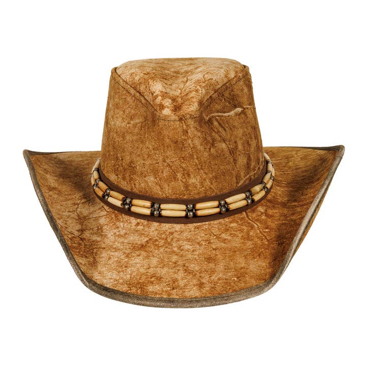 Jurassic Genuine Leather Western Cowboy Hat - Style Ambush for wholesale on Faire3