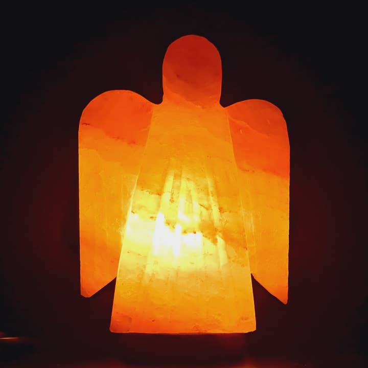 Himalayan Salt Lamp - Angel for wholesale by Gemstone Gifts Ltd.