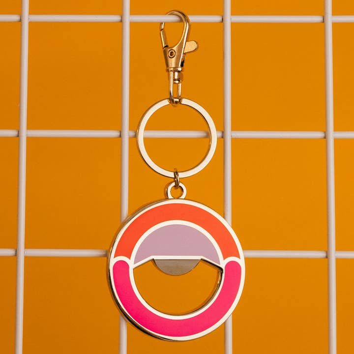 Bottle Opener Keychain for wholesale by Tiny Deer Studio