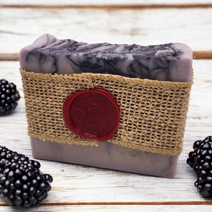 Goat Milk Soap- Jay Jay's Blackberry for wholesale by Steele Family Farm