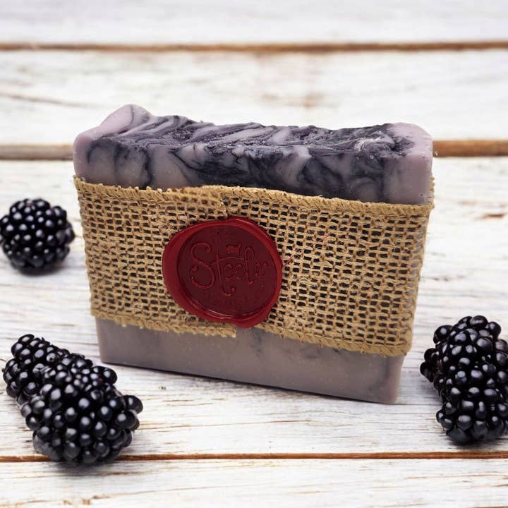 Goat Milk Soap- Jay Jay's Blackberry for wholesale by Steele Family Farm