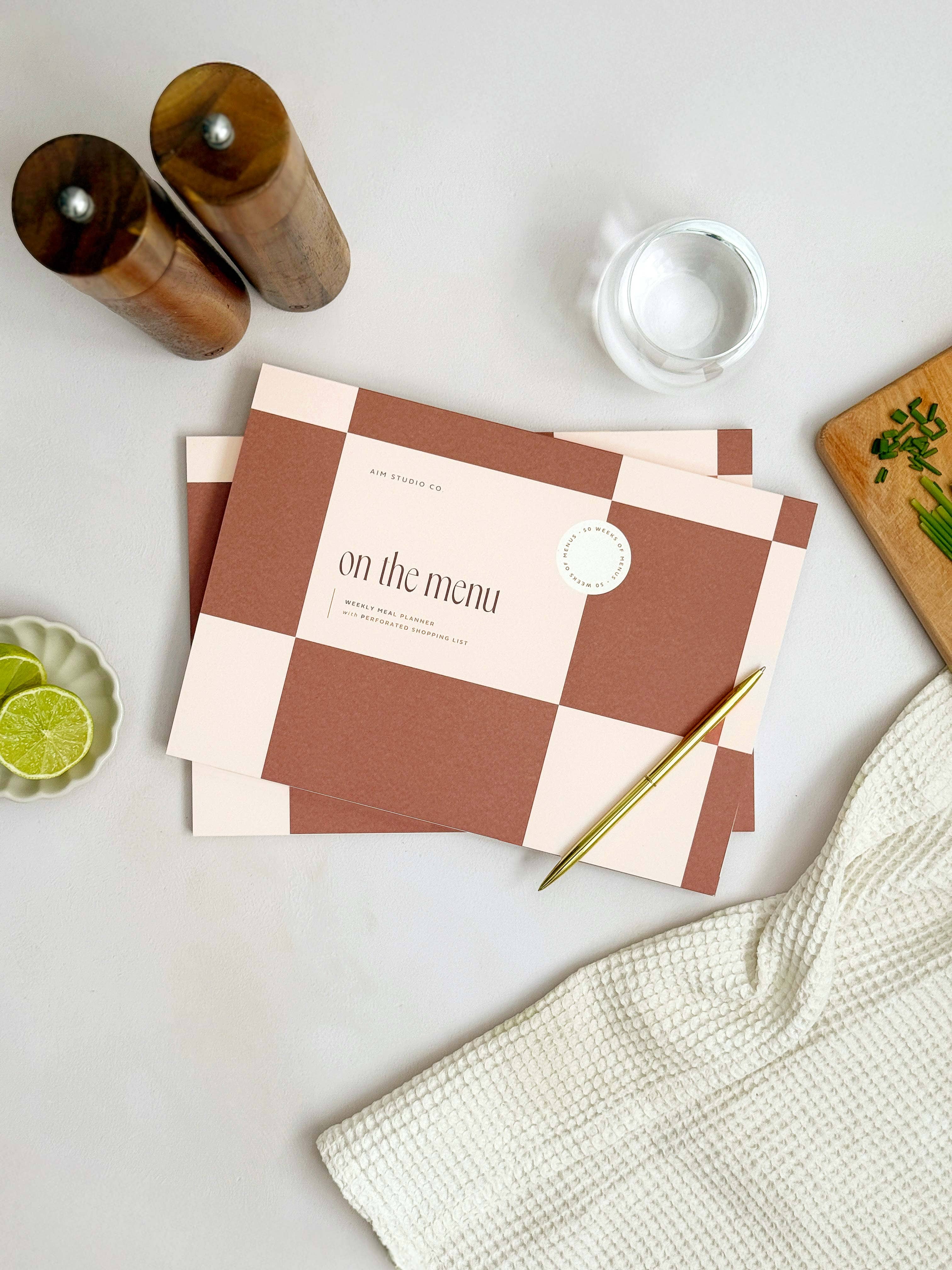 AIM Studio Co – wholesale Notepad – Meal Planner with Perforated Grocery List Notepad7