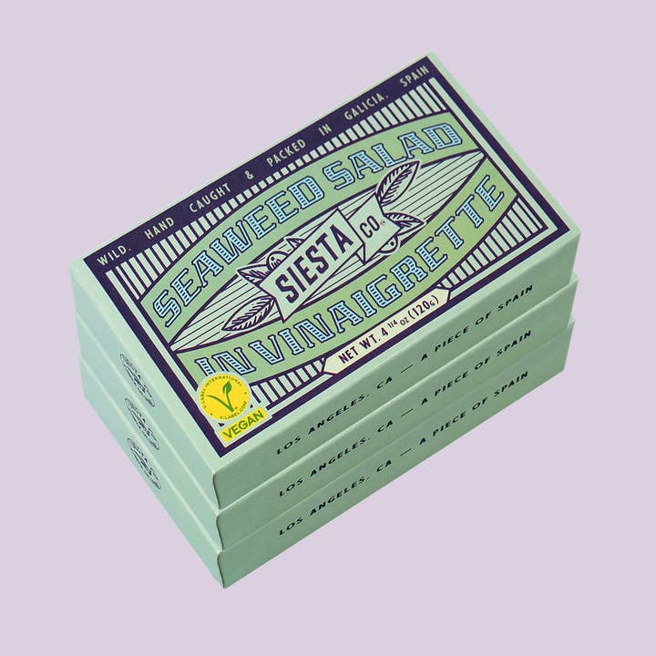 Salade d'algues en vinaigrette - lot de 10 pour la vente par Siesta Co