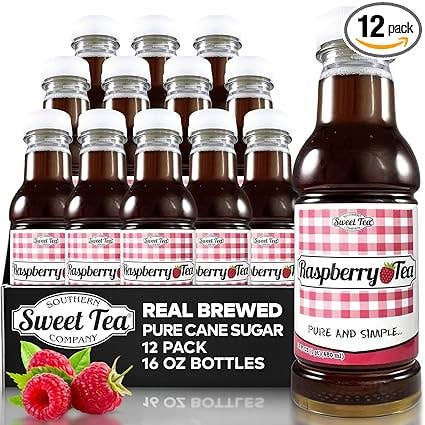 Thé glacé à la framboise - Rafraîchissement du Sud 12-Pack | Southern Sweet Tea Co. pour la vente par Southern Sweet Tea Company