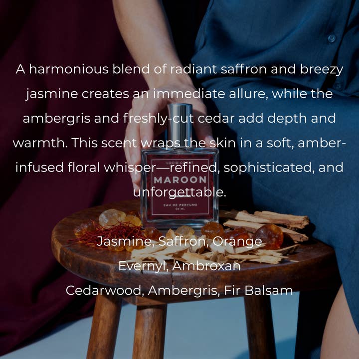 Maroon Extrait de Parfum for wholesale by Lucid Coast | Scented Candles and Perfume