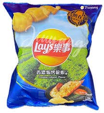 L&F Universal Goods - Wholesale Chips - Lay’s Chips Creamy Lobster 12/34g (TAIWAN)