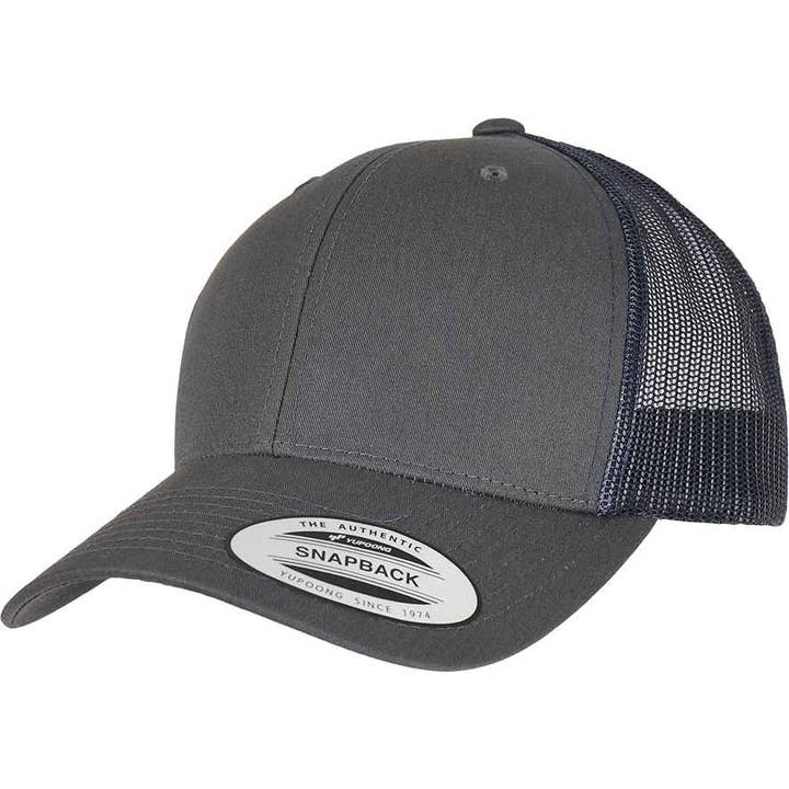 Pierre Francis – wholesale Truckerkeps - Herr – Flexfit - Retro Trucker tvåfärgad keps