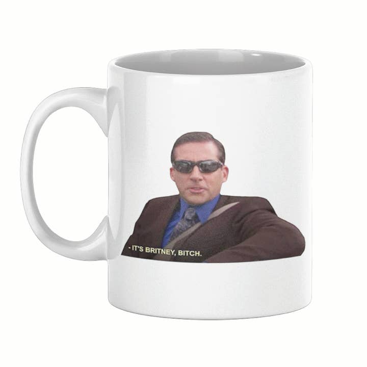 Lucky Mfg. Co. - Wholesale Coffee Mug - It's Britney B*tch Michael Scott The Office Mug