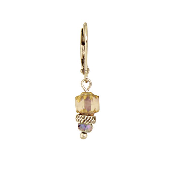 Baked Beads - Wholesale Dangle Earrings - Stacked Cathedral Bead Earring