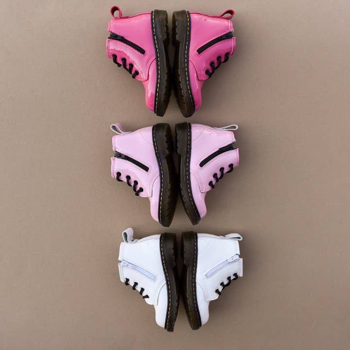 Piper Finn - Wholesale Boots - Kids - Combat Boots for Kids | Genuine Leather | White Kids Boots4