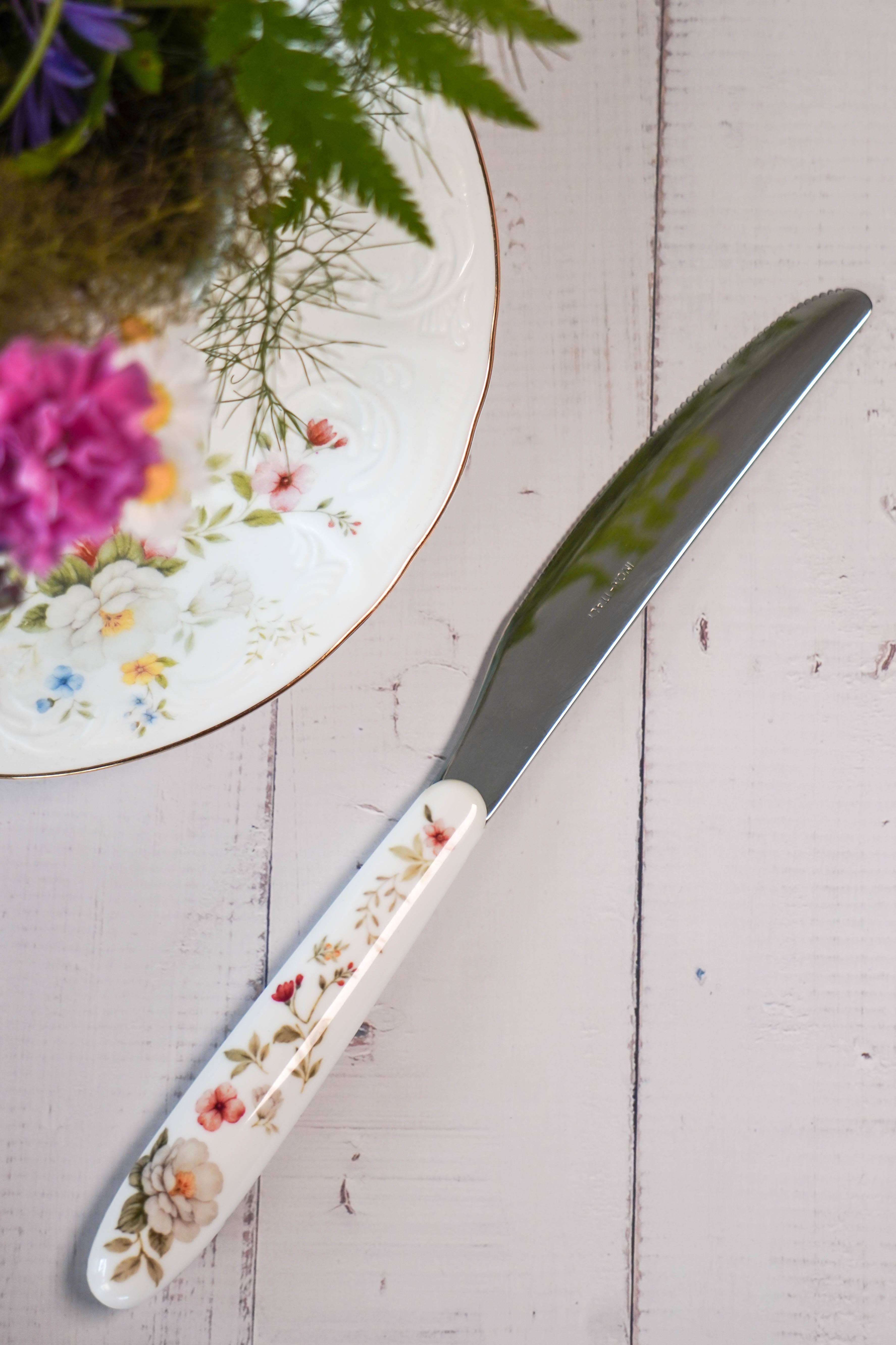 Isabelle Rose - Wholesale Table Knife - Knife English Garden 21 cm Isabelle Rose