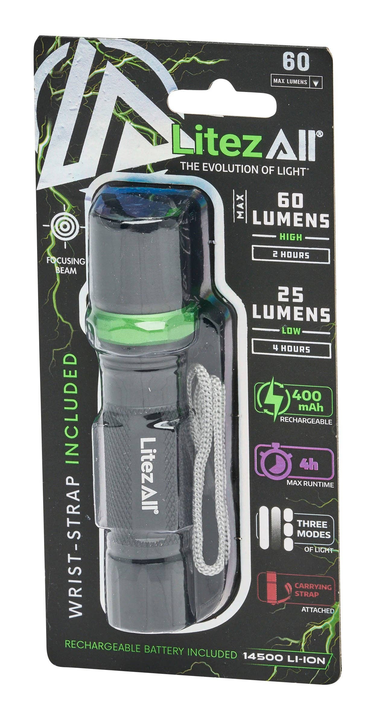 LitezAll - Wholesale Flashlight - LitezAll Rechargeable Mini Tactical Flashlight22