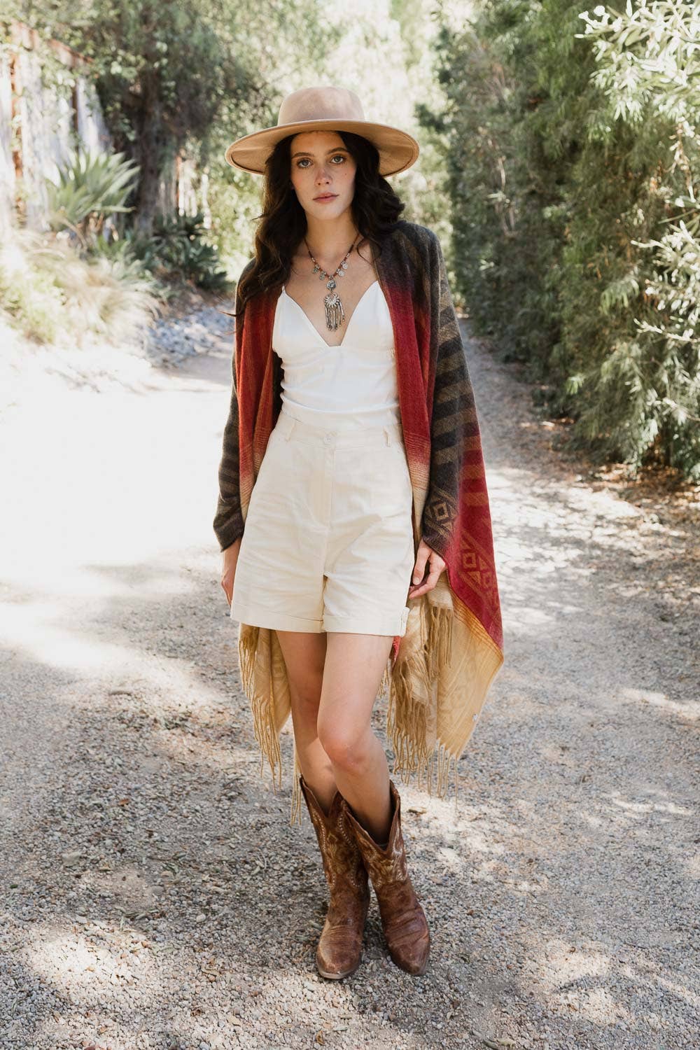 Leto Accessories - Wholesale Poncho - Women's - Bohemian Serape Ruana 🍂 | Cozy Fall Winter Cover Up2