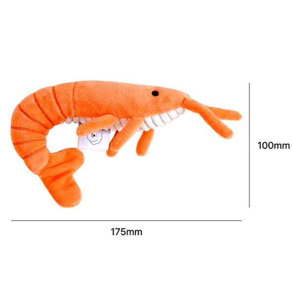 HOWLPOT. USA - Wholesale Pet Plush Toy - Dog - SHRIMP TOY7