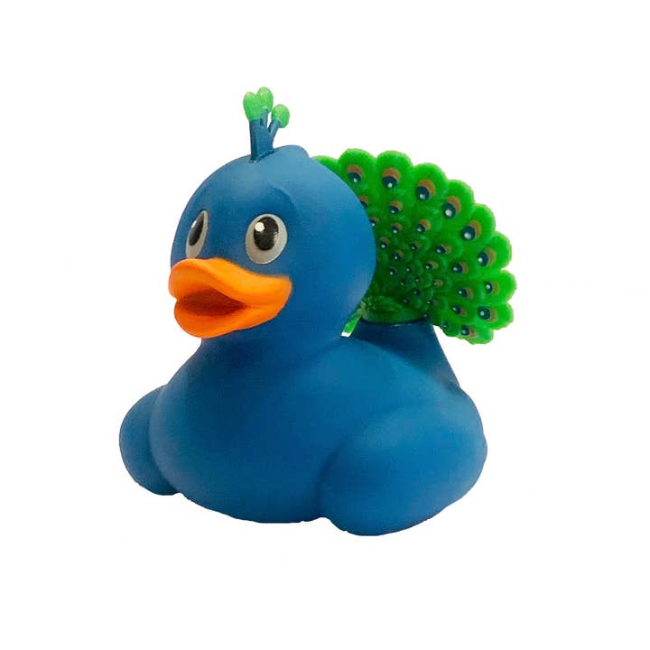 Wild Republic - Wholesale Stuffed/plush toy – Kids & baby - Rubber Duck Peacock 4"0