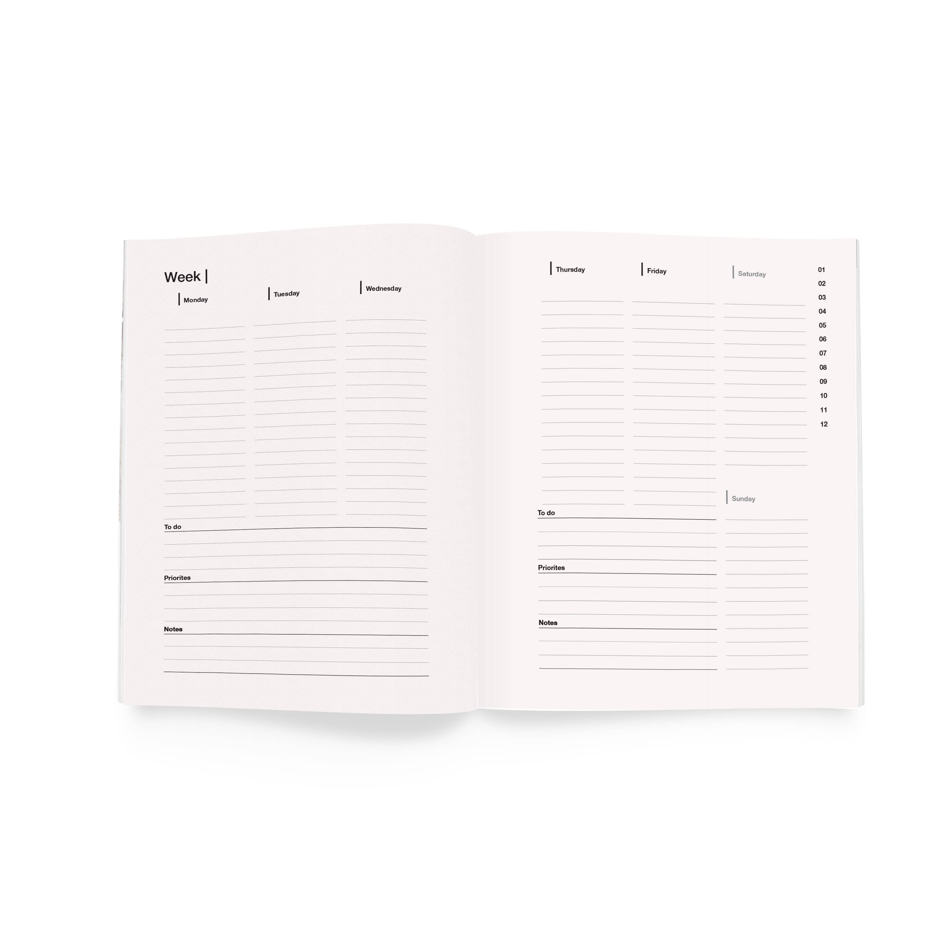 Weew Smart Design – Engroshandel Planner – Ugentlig planlægger4