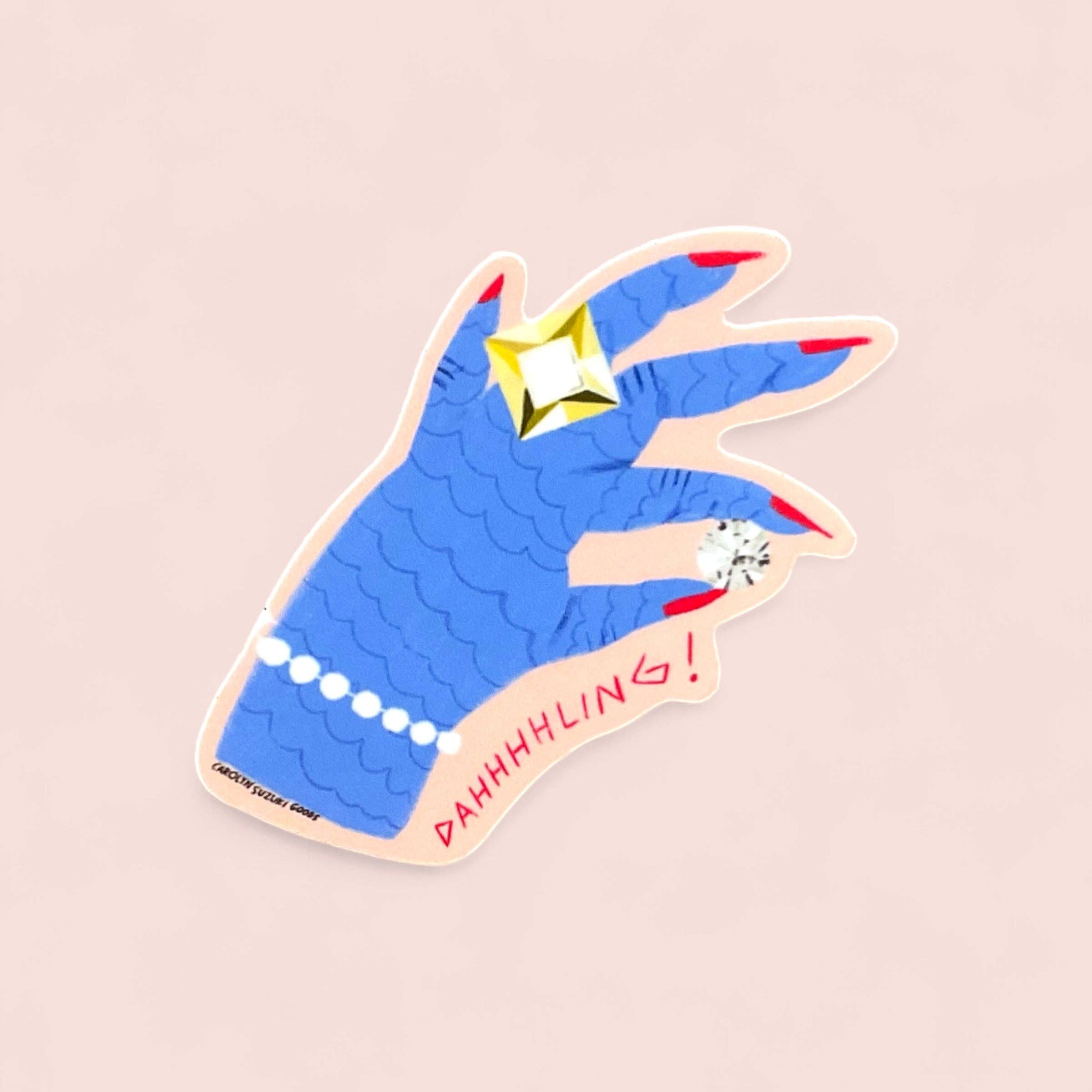 Carolyn Suzuki - Vendita all'ingrosso Adesivo - Dahling - Adesivo fustellato