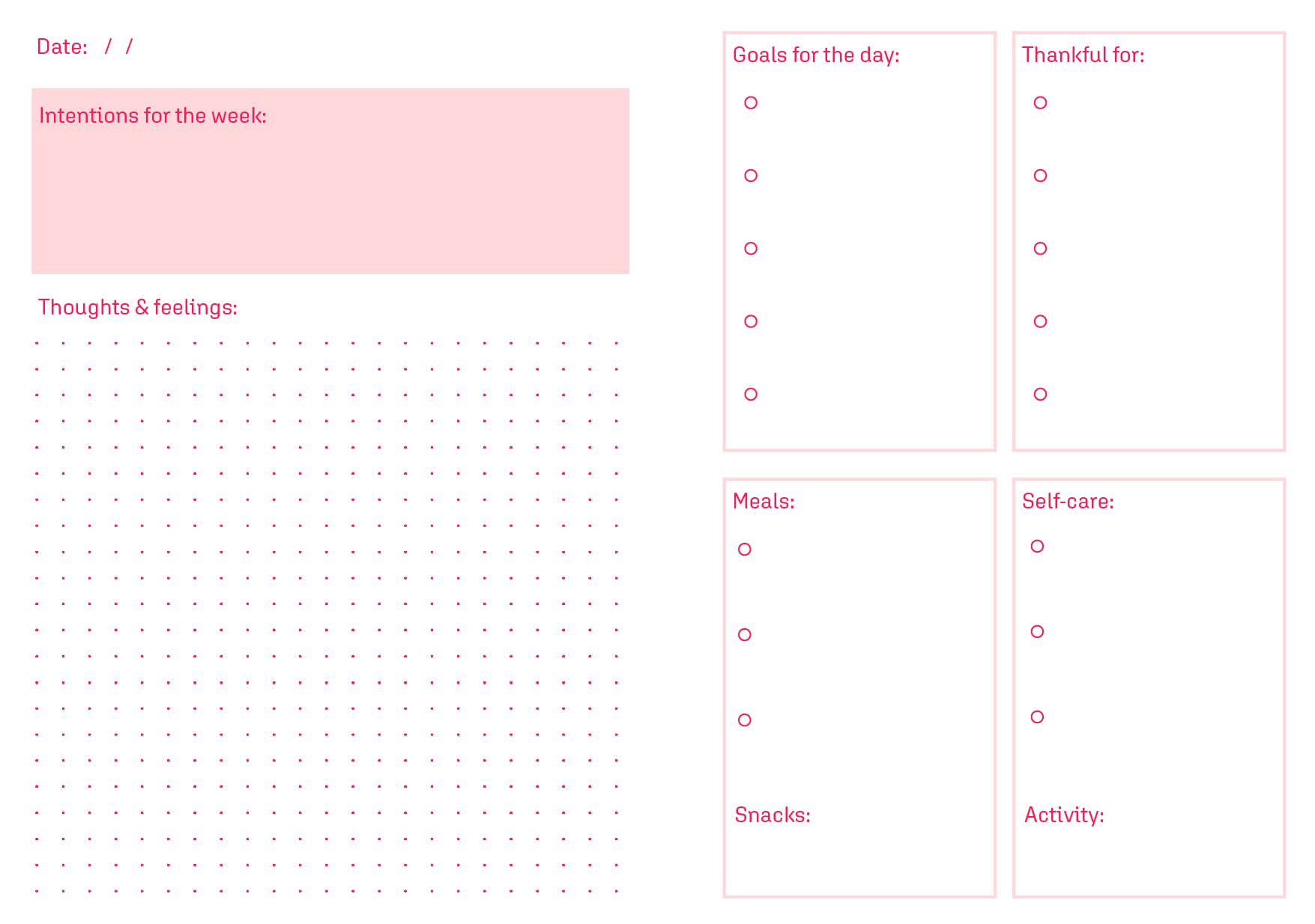 Nevele Official – wholesale Journal/diary – Thoughts & Wellness Journal1