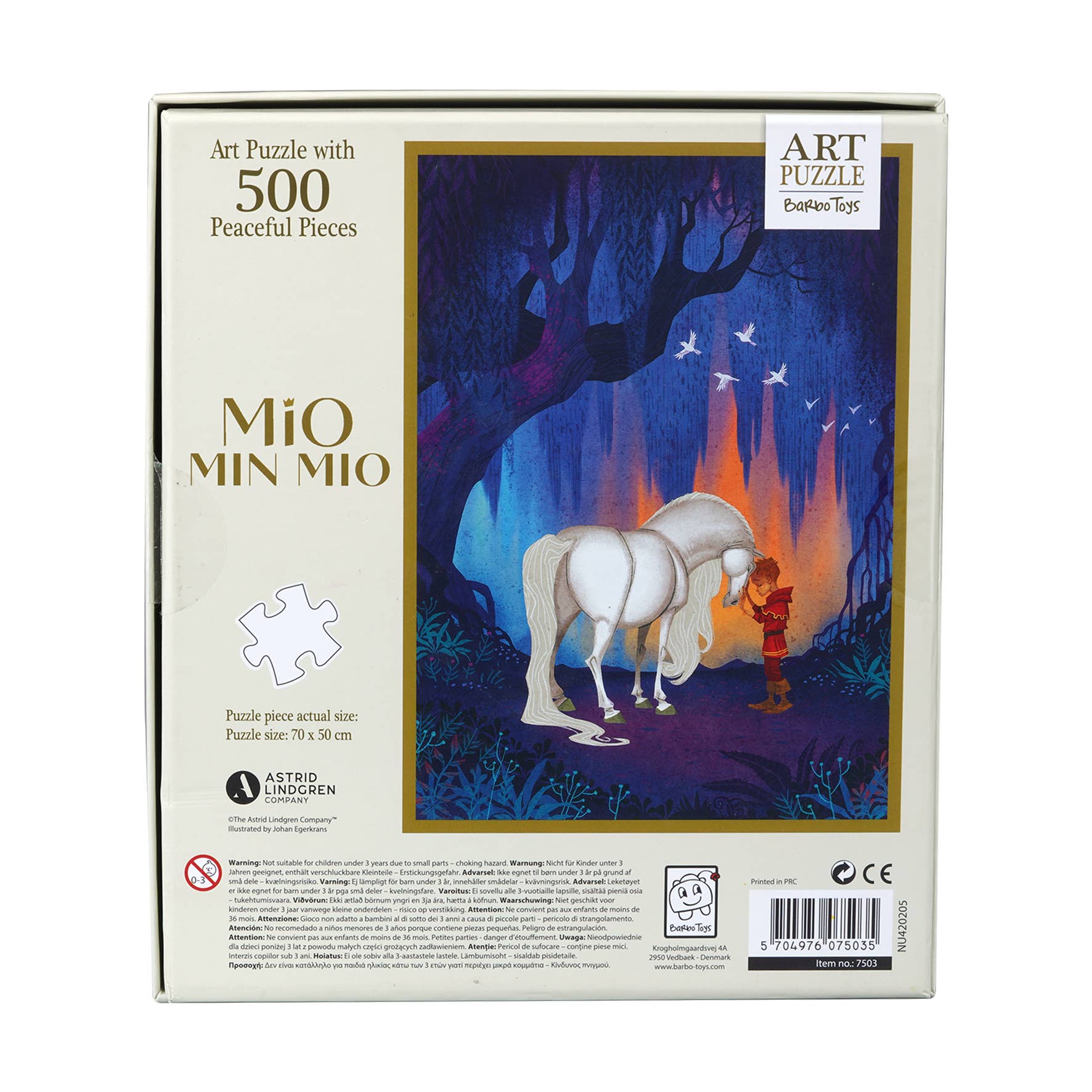 Barbo Toys - Wholesale Puzzle - Kids - Mio Min Mio - Art Puzzle - Forest - 500 pcs 
3