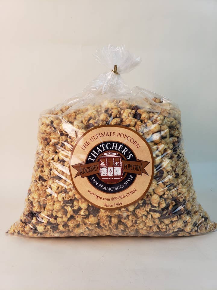 Sac de fête de pop-corn 5Lb au chocolat et sel de mer pour la vente par Thatcher's Gourmet Popcorn