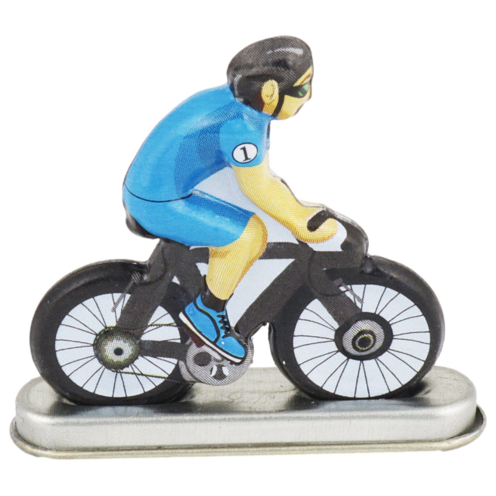 Tribal Trade GmbH - Wholesale Decorative Figurine - Tin Toy Mini Bicycle Cyclist 01 Figure Tin Bike1