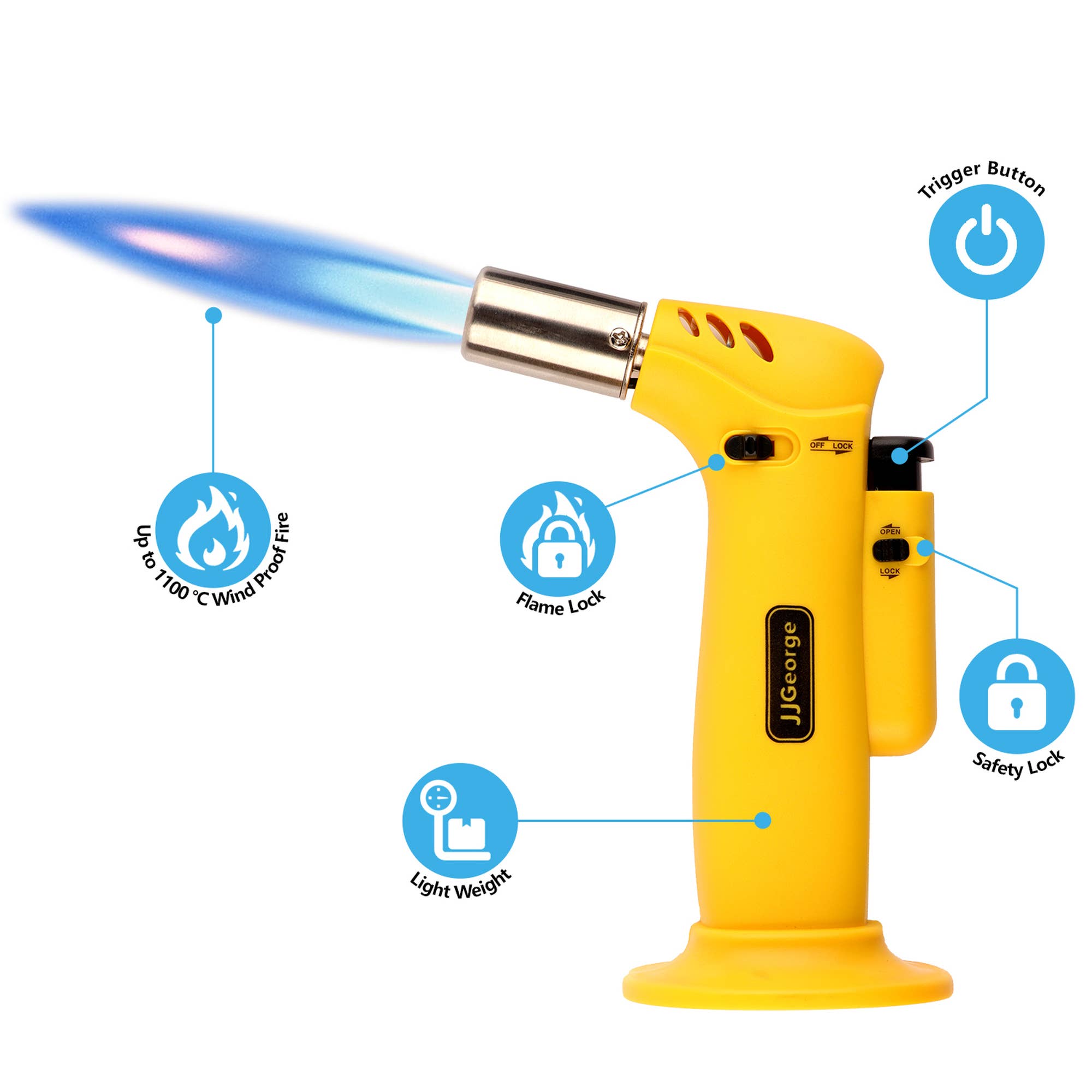 JJGeorge - Wholesale Lighter - Yellow Jacket Culinary Torch1