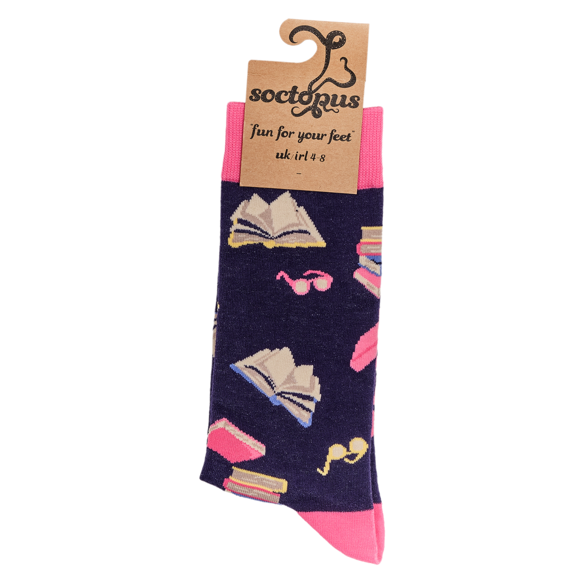 Socktopus - Wholesale Socks - Unisex - Reading Socks - Shelf Control6